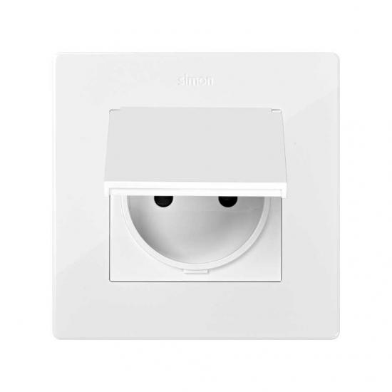 Рамка на 1 пост, цвет белый,Simon 24 Harmonie