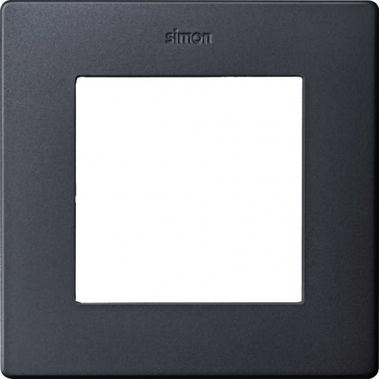 Двухклавишный выключатель 10AX 250В~, цвет алюминий, Simon 24 Harmonie