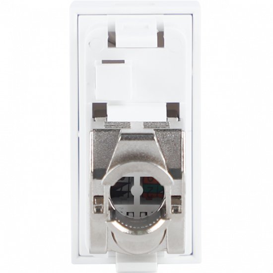 Розетка DEC RJ45 FTP кат.6, 1мод., бел. (22.5х45мм), серия (тип) DEC