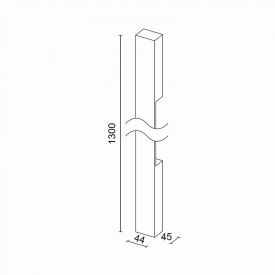 RAILING 1300 White