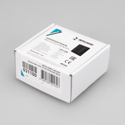 Панель DALI-223-1G-2S-IN-BLACK