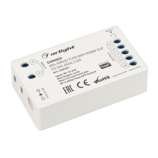 Диммер ARL-SIRIUS-TUYA-WIFI-RGBW-SUF