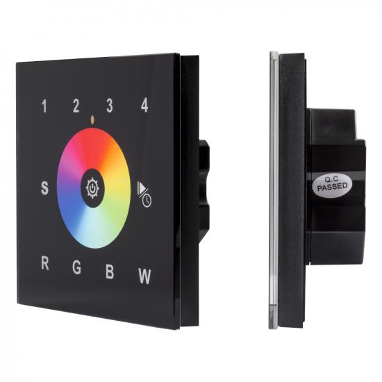 Сенсорная панель DALI-901-11-4G-RGBW-DT8-IN Black