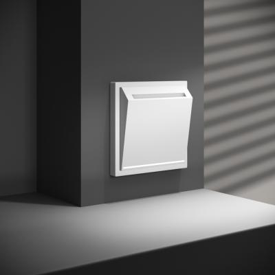 Выключатель встраиваемый VOLTUM S70 карточный 16А, (белый матовый)