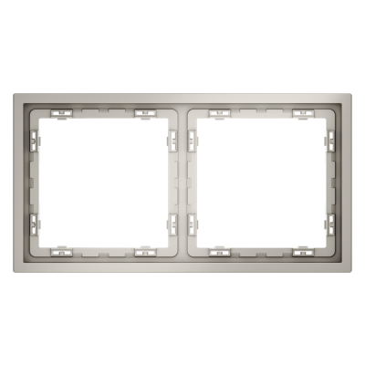 Рамка пластиковая VOLTUM S70 на 2 поста, (кашемир)