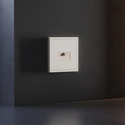 Накладка для розетки компьютерной RJ45 кат.6, S70 (хлопок)