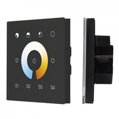 Сенсорная панель DALI-901-11-1G-4SC-MIX-DT8-IN Black