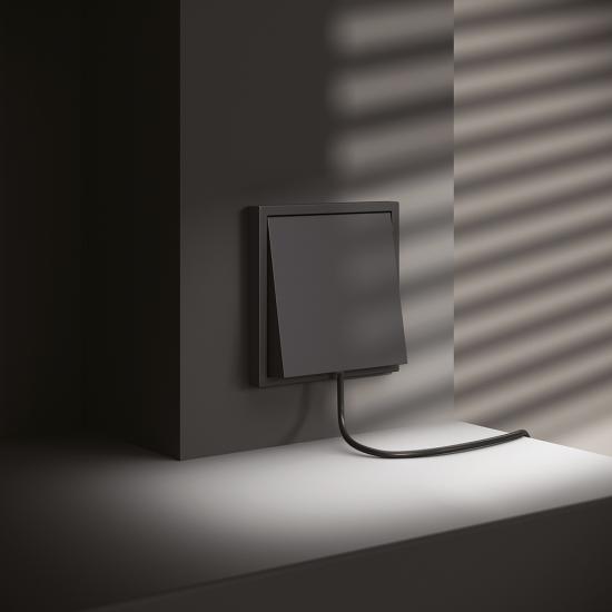 Вывод кабеля VOLTUM S70, (графит)