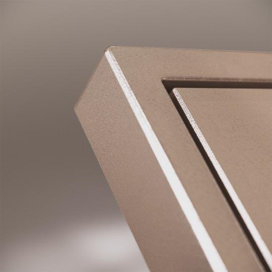 Клавиши для выключателя/переключателя двухклавишного, S70 Metal (платина)
