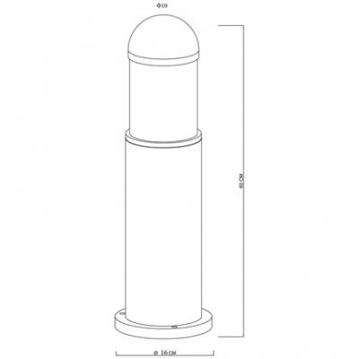 Ландшафтный светильник Arte Lamp COPPIA A5217PA