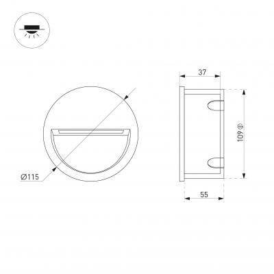 LTD-TRAIL-R115-4W Warm3000