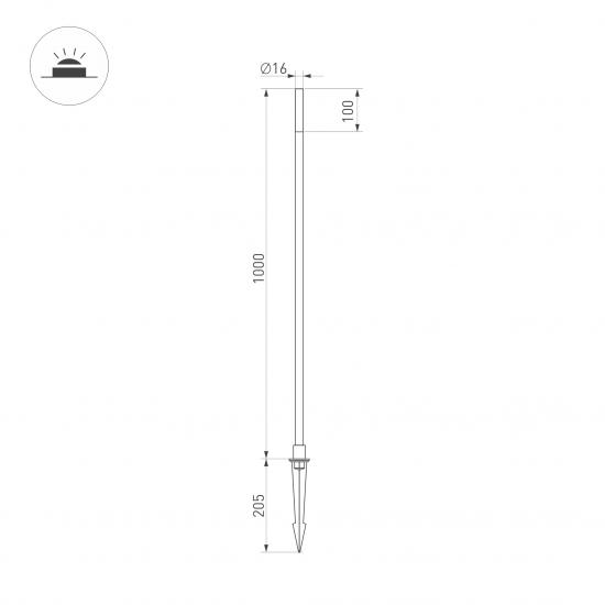 KT-CANNA-L1000-1W Warm3000