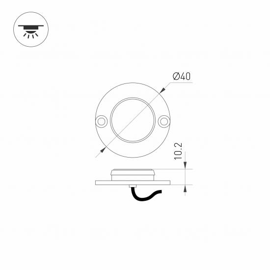 ART-DECK-LAMP-R40-1W Warm3000