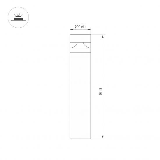 LGD-GUIDE-BOLL-H800-20W Warm3500-MIX
