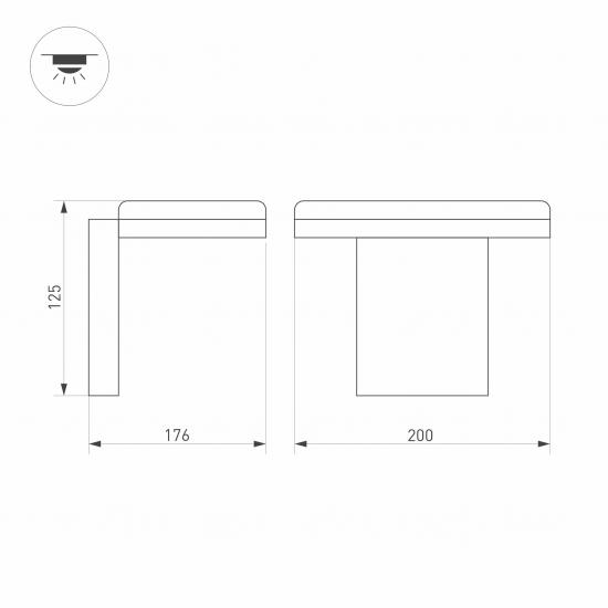 LGD-TENT-WALL-9W Warm3000