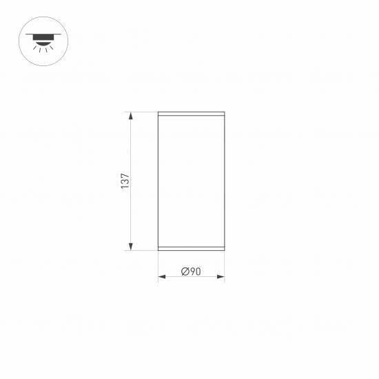 LGD-FORMA-SURFACE-R90-12W Warm3000