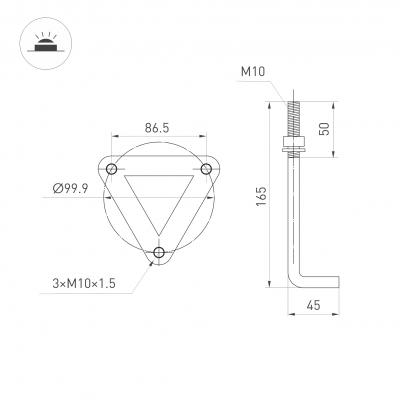 LGD-CASTELLO-BOLL-H800-20W Warm3500-MIX