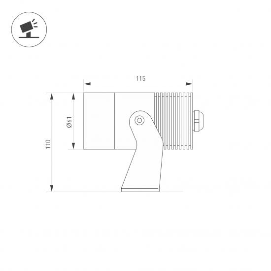 ALT-RAY-R61-12W Warm3000
