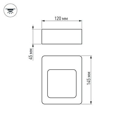 LGD-Wall-Frame-J2B-7W Warm White