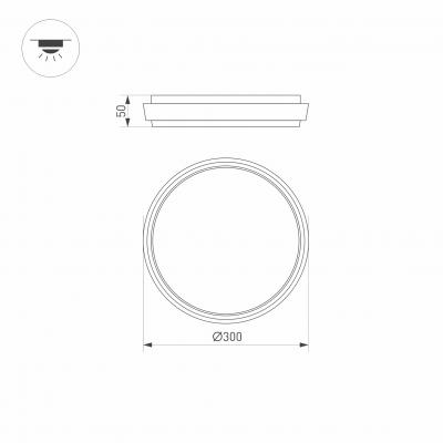 LGD-GIRO-R300-30W Warm3000