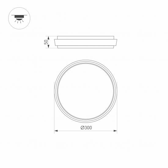LGD-GIRO-R300-30W Warm3000