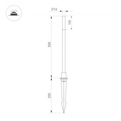 KT-CANNA-L500-1W Warm3000