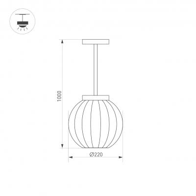 LGD-PEARL-HANG-7W Warm3000