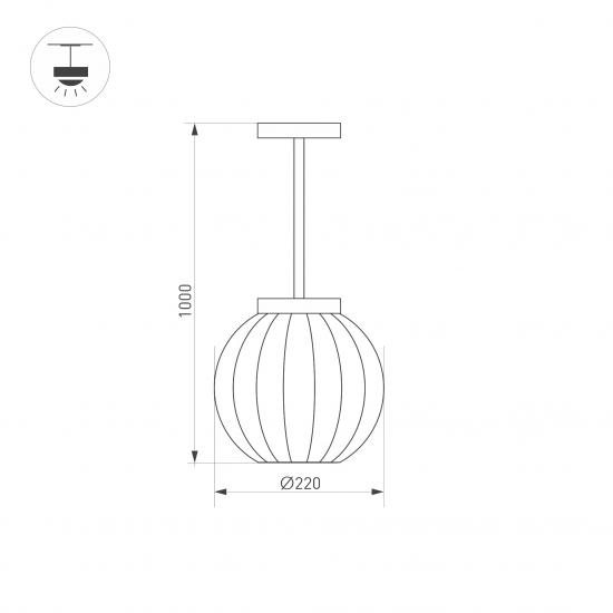 LGD-PEARL-HANG-7W Warm3000