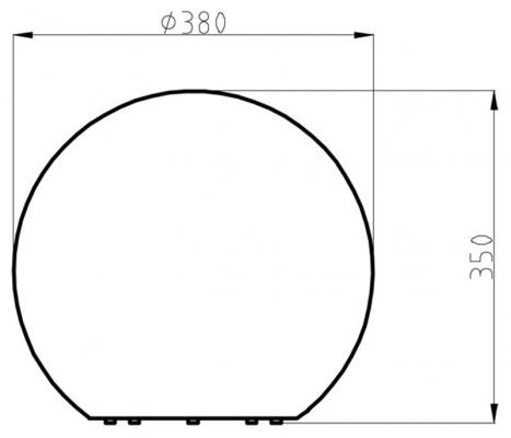 Ball light Granit 38