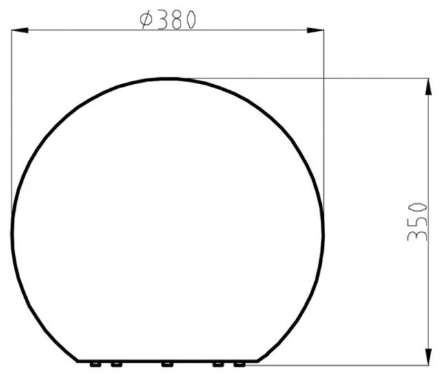 Ball light Granit 38
