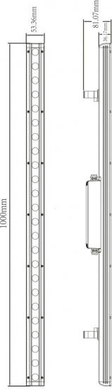 Wallwasher Caph 732070
